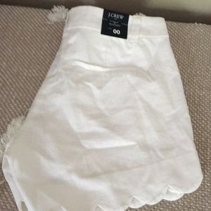 Scalloped shorts